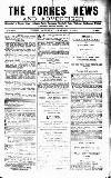 Forres News and Advertiser Saturday 04 January 1919 Page 1