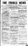 Forres News and Advertiser Saturday 17 May 1919 Page 1