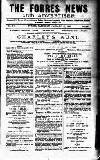 Forres News and Advertiser Saturday 17 January 1920 Page 1