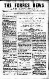 Forres News and Advertiser Saturday 29 May 1920 Page 1