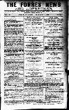 Forres News and Advertiser Saturday 11 December 1920 Page 1