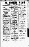 Forres News and Advertiser Saturday 08 January 1921 Page 1