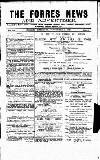 Forres News and Advertiser Saturday 03 September 1921 Page 1