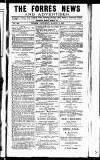 Forres News and Advertiser Saturday 03 March 1923 Page 1