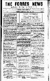 Forres News and Advertiser Saturday 26 May 1923 Page 1
