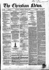 Christian News Thursday 22 April 1852 Page 1