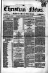 Christian News Saturday 19 December 1868 Page 1