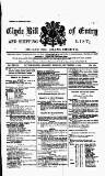 Clyde Bill of Entry and Shipping List Tuesday 01 September 1874 Page 1