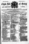 Clyde Bill of Entry and Shipping List Thursday 24 April 1879 Page 1