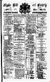 Clyde Bill of Entry and Shipping List Saturday 31 March 1883 Page 1