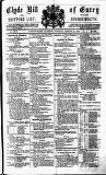 Clyde Bill of Entry and Shipping List Tuesday 28 August 1883 Page 1
