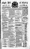 Clyde Bill of Entry and Shipping List Saturday 08 September 1883 Page 1