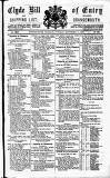 Clyde Bill of Entry and Shipping List Tuesday 11 September 1883 Page 1