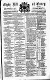 Clyde Bill of Entry and Shipping List Thursday 13 September 1883 Page 1