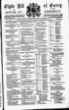 Clyde Bill of Entry and Shipping List Saturday 24 November 1883 Page 1