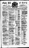 Clyde Bill of Entry and Shipping List Saturday 09 February 1884 Page 1
