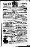 Clyde Bill of Entry and Shipping List Saturday 01 November 1884 Page 1