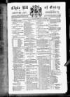 Clyde Bill of Entry and Shipping List Thursday 01 October 1885 Page 1