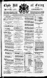 Clyde Bill of Entry and Shipping List Tuesday 08 January 1889 Page 1
