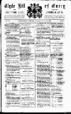 Clyde Bill of Entry and Shipping List Tuesday 29 August 1893 Page 1