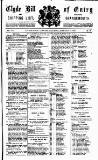 Clyde Bill of Entry and Shipping List Saturday 10 February 1894 Page 1