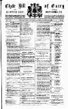 Clyde Bill of Entry and Shipping List Saturday 11 August 1894 Page 1