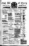 Clyde Bill of Entry and Shipping List Saturday 01 August 1896 Page 1