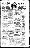 Clyde Bill of Entry and Shipping List Thursday 22 September 1898 Page 1