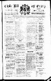 Clyde Bill of Entry and Shipping List Thursday 21 December 1899 Page 1