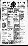 Clyde Bill of Entry and Shipping List Tuesday 04 August 1903 Page 1