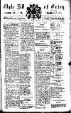 Clyde Bill of Entry and Shipping List Tuesday 22 March 1910 Page 1