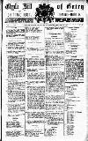 Clyde Bill of Entry and Shipping List Thursday 08 January 1914 Page 1