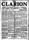 Clarion Friday 01 December 1922 Page 1