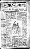 Labour Leader Saturday 20 February 1897 Page 1