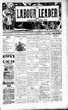 Labour Leader Saturday 09 November 1901 Page 1