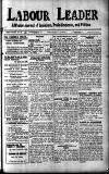 Labour Leader Friday 01 November 1907 Page 1