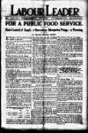 Labour Leader Thursday 12 June 1919 Page 1