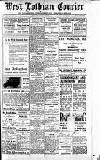 West Lothian Courier Friday 18 August 1922 Page 1