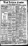 West Lothian Courier Friday 12 January 1923 Page 1