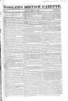 Wooler's British Gazette Sunday 23 May 1819 Page 1