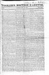 Wooler's British Gazette Sunday 30 May 1819 Page 1