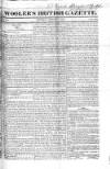 Wooler's British Gazette Sunday 01 August 1819 Page 1