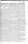 Wooler's British Gazette Sunday 15 August 1819 Page 1