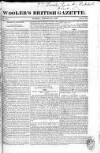 Wooler's British Gazette Sunday 22 August 1819 Page 1
