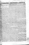 Wooler's British Gazette Sunday 29 August 1819 Page 1