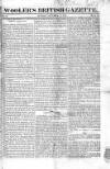 Wooler's British Gazette Sunday 03 October 1819 Page 1