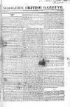 Wooler's British Gazette Sunday 21 November 1819 Page 1