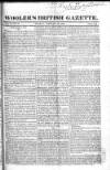 Wooler's British Gazette Sunday 30 January 1820 Page 1