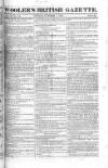 Wooler's British Gazette Sunday 01 October 1820 Page 1