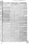 Wooler's British Gazette Sunday 03 December 1820 Page 1